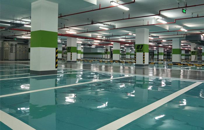 地下车库地坪拥有四大优点!地下停车场适用什么地坪漆