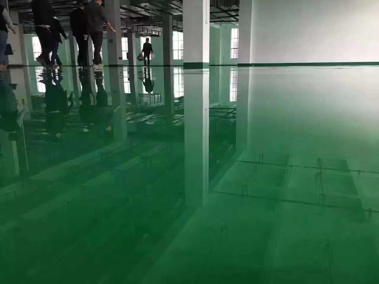 珠海地下停车场地坪案例