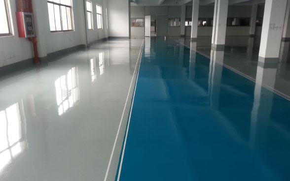 环氧地坪漆水泥地面漆防水厂房车间如有杂物粘附需清除