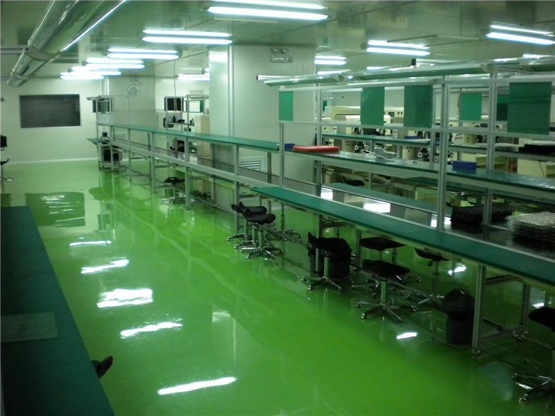 东莞电子设备车间地坪案例
